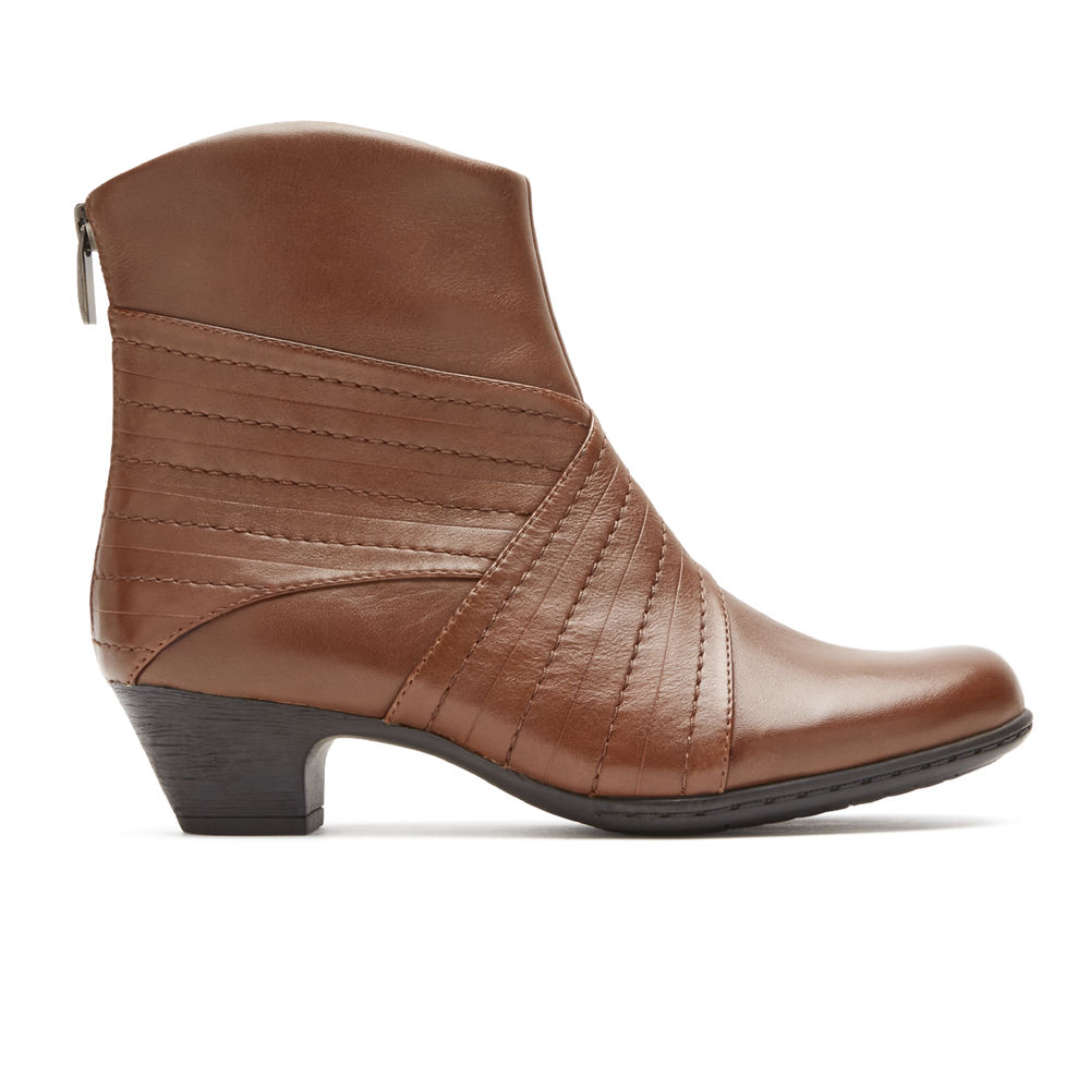 Rockport Womens Faline X - Booties Brown - YPN105967